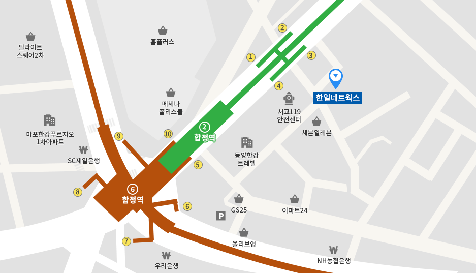 오시는길